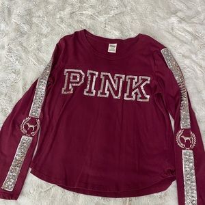 Pink long sleeve shirt